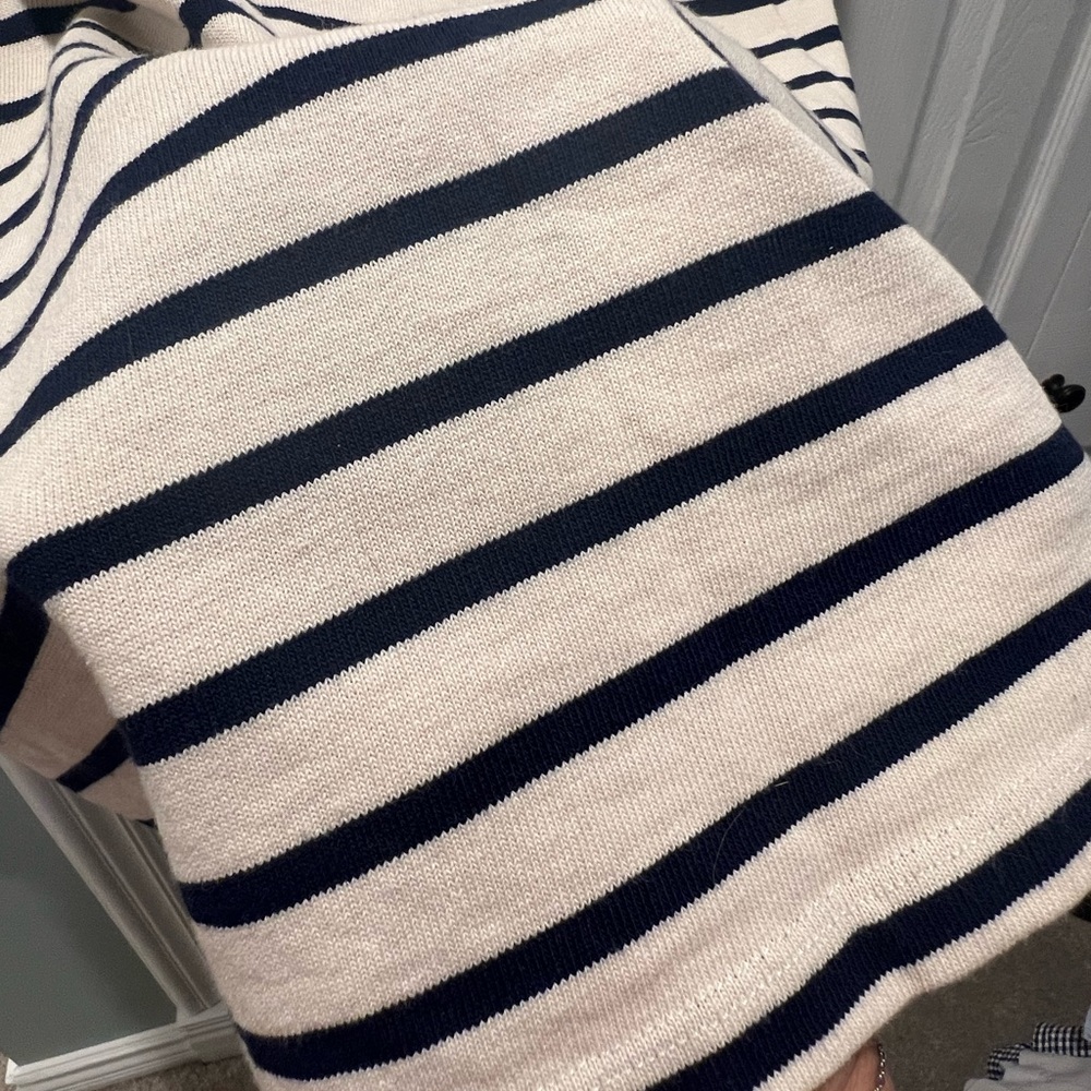 Sezane Emy Stripe Mini Dress Size Medium. - Picture 5 of 5